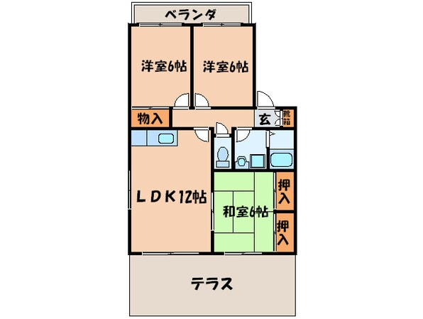 メゾン・ド・遊の物件間取画像